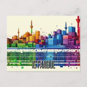 Reise nach Istanbul Postkarte
