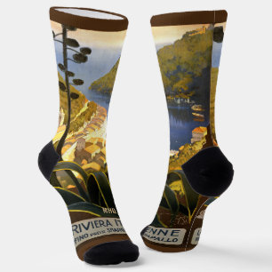 Reise nach Italien im Vintage-Stil, individuelles Socken