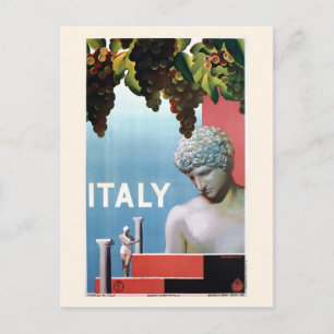 Reise nach Italien in den 1930er Jahren Postkarte