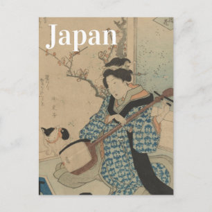 Reise nach Japan - Geisha Postkarte