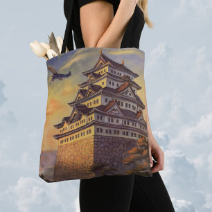 Reise nach Japan im Vintage-Stil, japanische Pagod