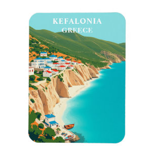 Reise nach Kefalonia Griechenland Ionische Insel Magnet