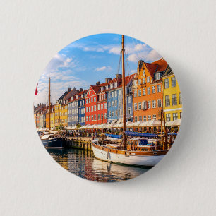 Reise nach Kopenhagen Dänemark Button