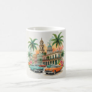 Reise nach Kuba - Grüße aus Havanna Vintage Kaffeetasse