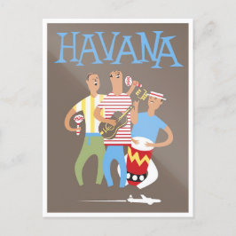 Reise nach Kuba Vintage Reise Postkarte