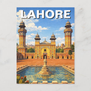 Reise nach Lahore, Pakistan Postkarte