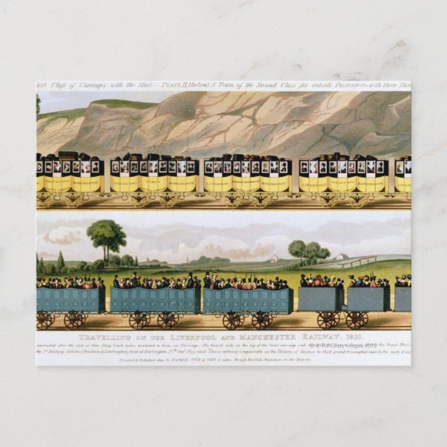 Reise nach Liverpool und Manchester 2 Postkarte (Vorderseite)
