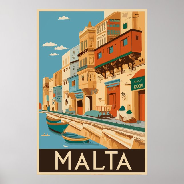 Reise nach Malta Poster (Vorne)