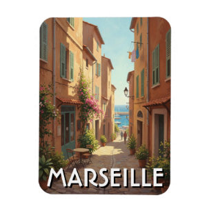 Reise nach Marseille Frankreich Magnet