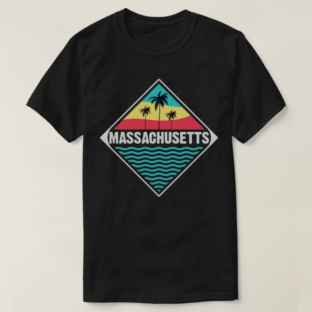 Reise nach Massachusetts T-Shirt (Design vorne)