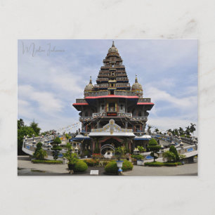 Reise nach Medan Indonesien Sumatra Urlaub im Vint Postkarte