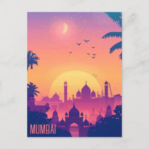 Reise nach Mumbai Postkarte