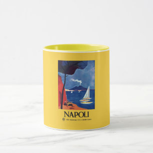 Reise nach Neapel Italien Vintage Tasse