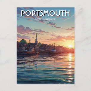 Reise nach New Hampshire Portsmouth Postkarte