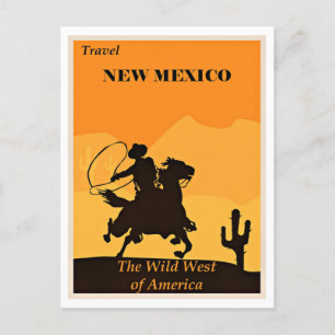 Reise nach New Mexico, Vintage, Postkarte