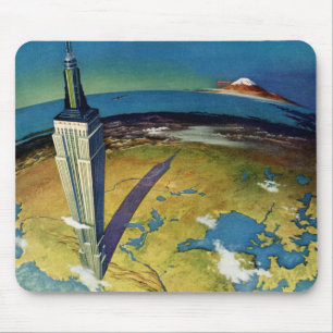 Reise nach New York City Empire State Building im  Mousepad