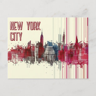 Reise nach New York City USA Postkarte