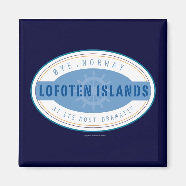 REISE nach Norwegen Magnet (Vorne)