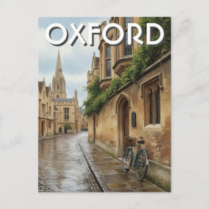 Reise nach Oxford University England Postkarte