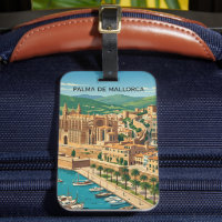 Reise nach Palma de Mallorca im Vintage-Stil