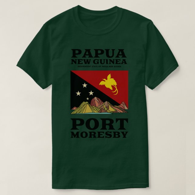 Reise nach Papua Neuer Guinea T-Shirt (Design vorne)
