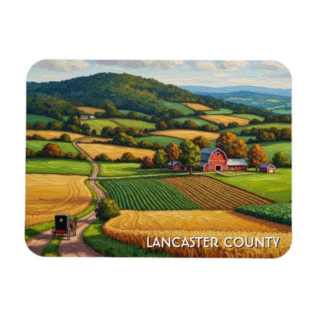 Reise nach Pennsylvania Lancaster County Magnet (Horizontal)