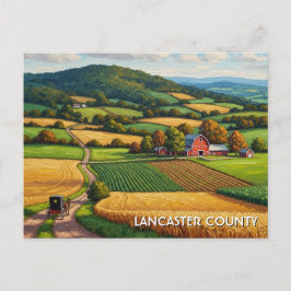 Reise nach Pennsylvania Lancaster County Postkarte