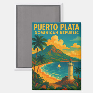 Reise nach Puerto Plata Dominikanische Republik Vi Magnet