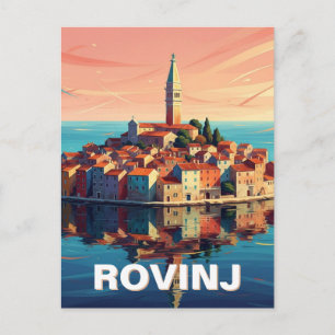 Reise nach Rovinj Kroatien Postkarte