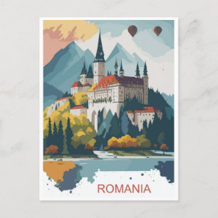 Reise nach Rumänien im Vintage-Stil Constanța Buka Postkarte