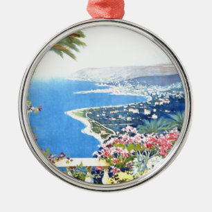 Reise nach San Remo Italien Europa im Vintage-Stil Ornament Aus Metall
