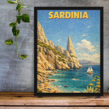 Reise nach Sardinien Vintage Cala Goloritzé