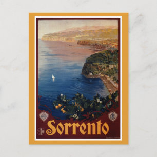 Reise nach Sorrento Italien in den 1920er Jahren Postkarte