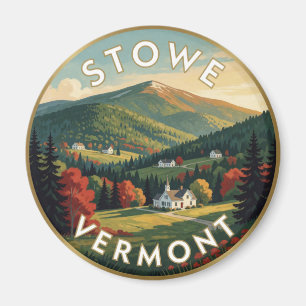 Reise nach Stowe Vermont Mount Mansfield Magnet