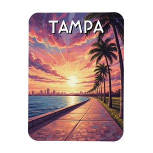 Reise nach Tampa Florida Magnet