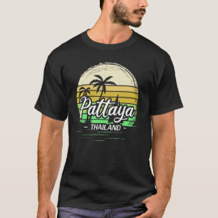Reise nach Thailand Urlaub Asien Thai Pattaya Vint T-Shirt