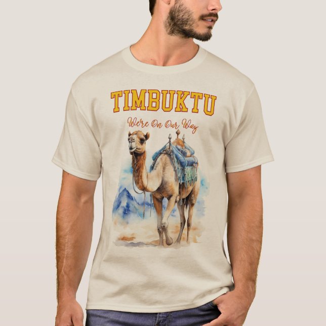 Reise nach Timbuktu: Kamel Expedition T-Shirt (Vorderseite)