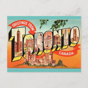 Reise nach Toronto Postkarte