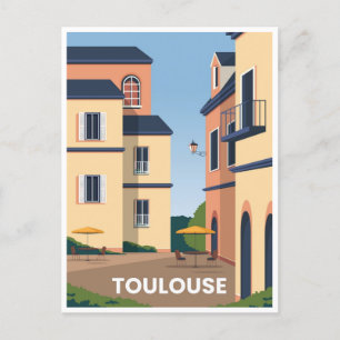 Reise nach Toulouse Frankreich französische Kunst Postkarte