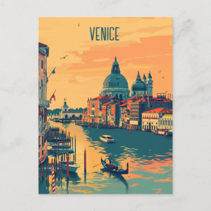 Reise nach Venedig Postkarte