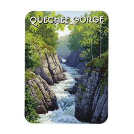 Reise nach Vermont Quechee Gorge Magnet