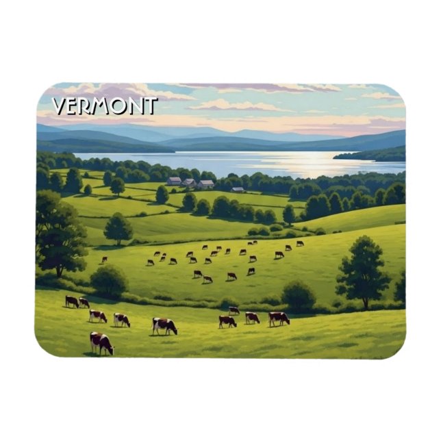 Reise nach Vermont Shelburne Farms Magnet (Horizontal)