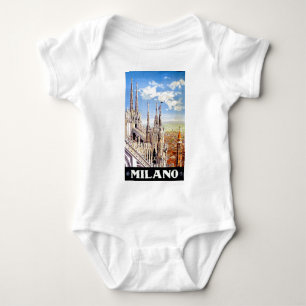 Reise nach Vintage Milano Baby Strampler