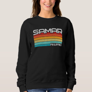 Reise nach Vintage Philippinen Asien Samar Urlaub Sweatshirt