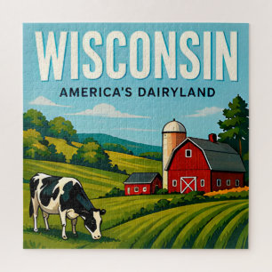 Reise nach Wisconsin Great Lakes Milwaukee Madison Puzzle
