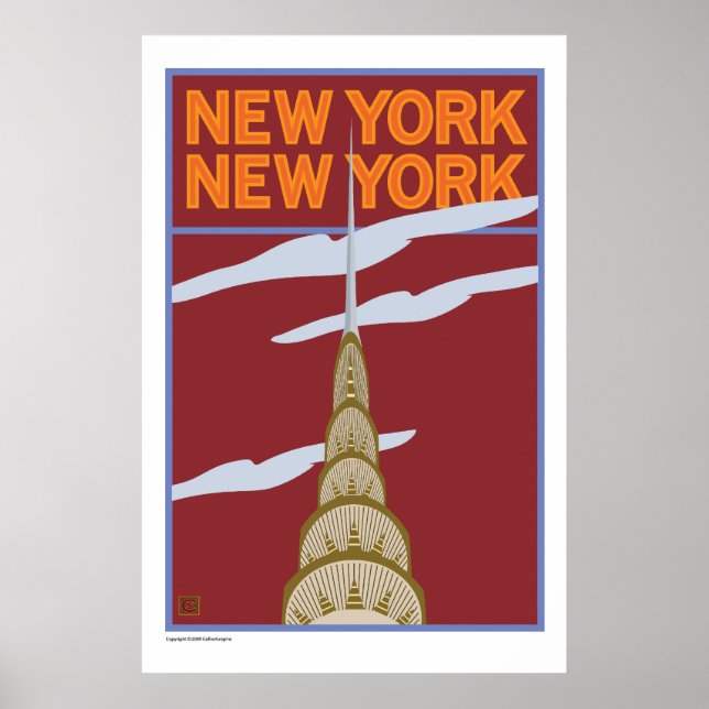 REISE-NY, NY POSTER (Vorne)