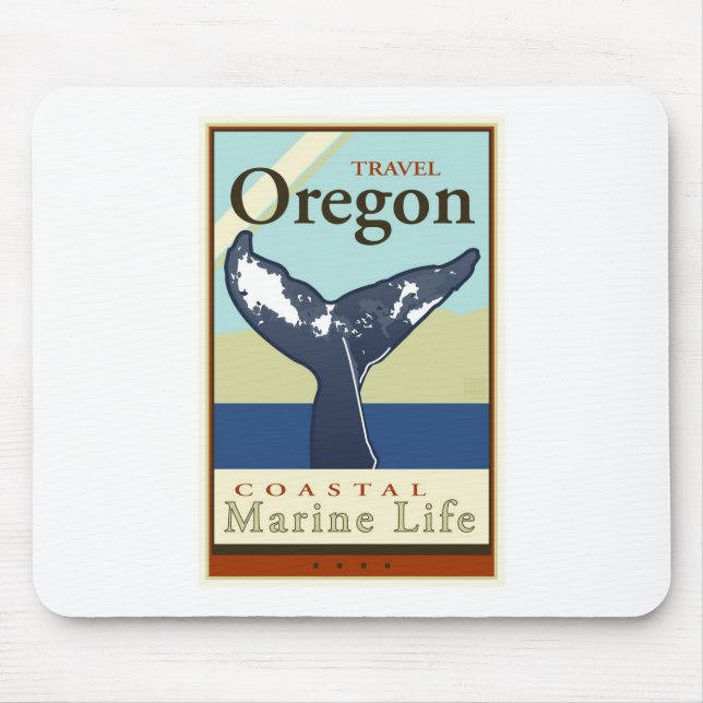 Reise Oregon Mousepad (Vorne)