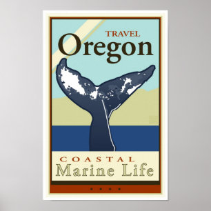Reise Oregon Poster