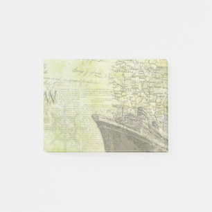 Reise-Ozeandampfer im Vintage-Stil Post-it Klebezettel