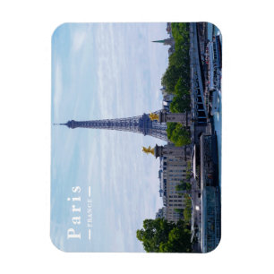 Reise Paris Frankreich Eiffelturm und Seine Magnet